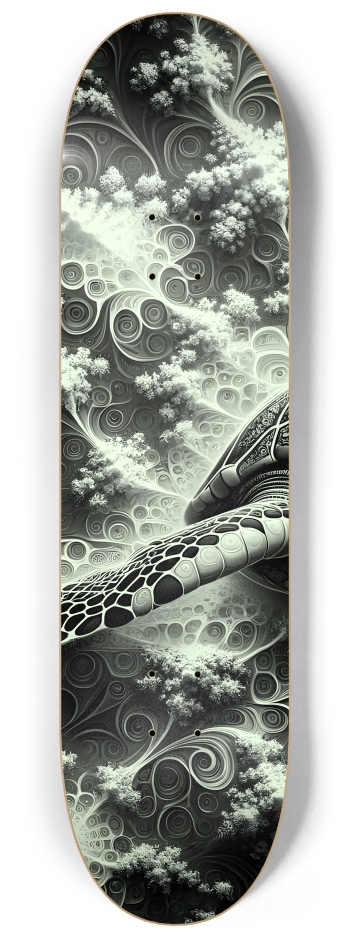 B&W Fractal Sea Turtle #19 #1