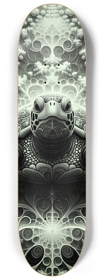 B&W Fractal Sea Turtle #19 #2