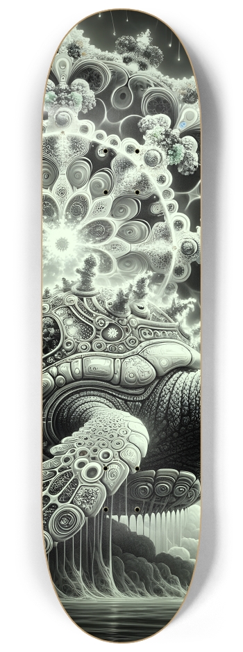 B&W Fractal Sea Turtle #26 #2