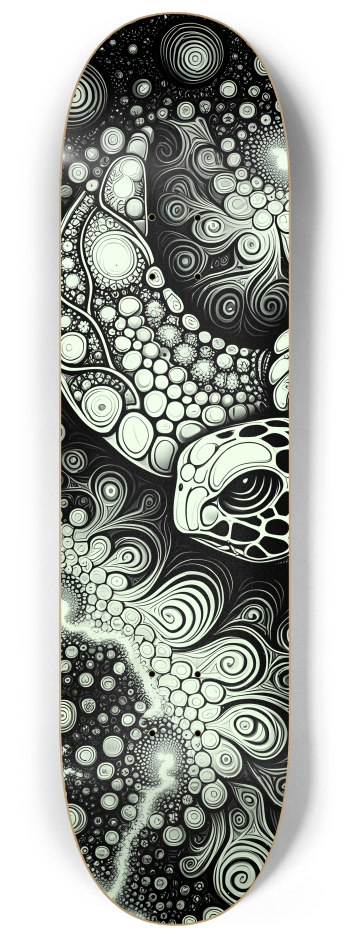 B&W Fractal Sea Turtle #31 #1