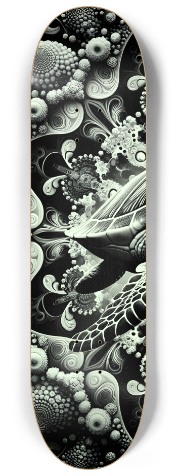 B&W Fractal Sea Turtle #20 #1