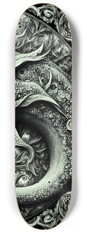 B&W Fractal Sea Monster #1 #3