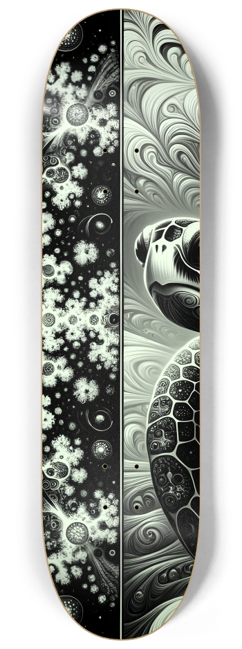 B&W Fractal Sea Turtle #18 #2