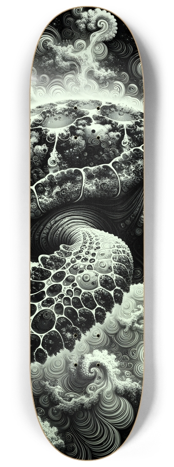 B&W Fractal Sea Turtle #17 #2