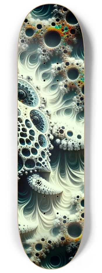 Fractal Sea Turtle #2 #3 8-1/4 Skateboard Deck