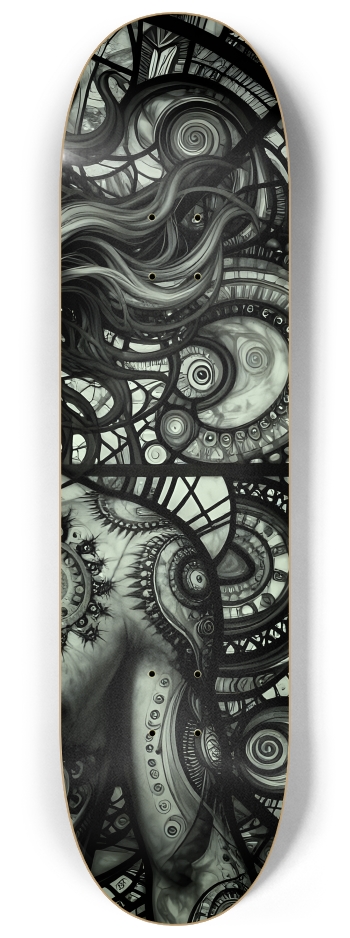 B&W Fractal Man #4 #3
