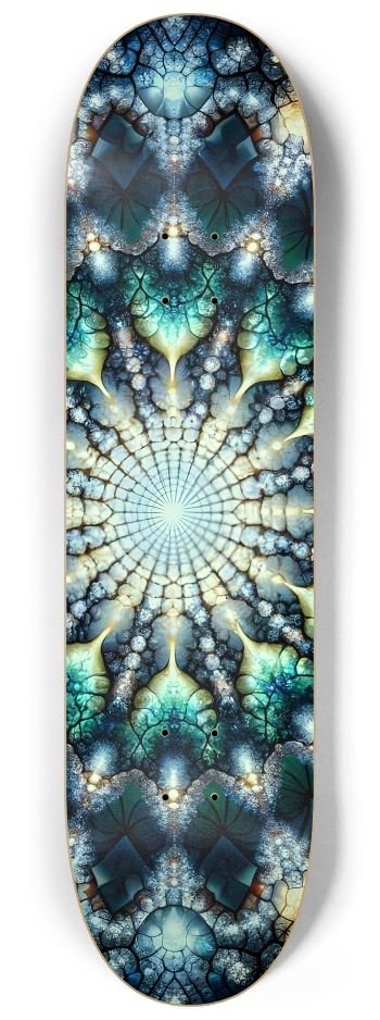 Fractal Sea Turtle #3 #1 8-1/4 Skateboard Deck