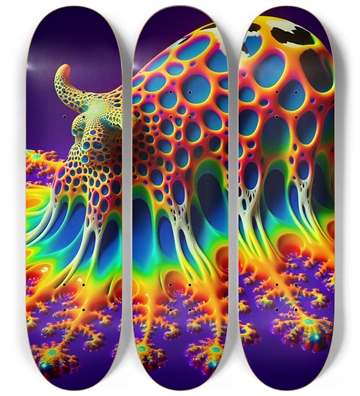 Pitted Fractal Rainbow Blob #1