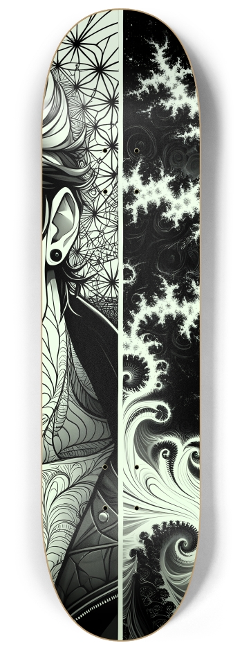 B&W Fractal Man #7 #2