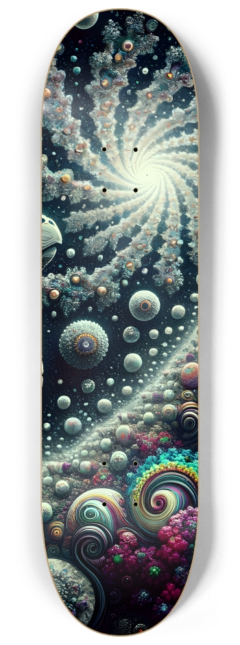 Fractal Sea Turtle #6 #3 8-1/4 Skateboard Deck