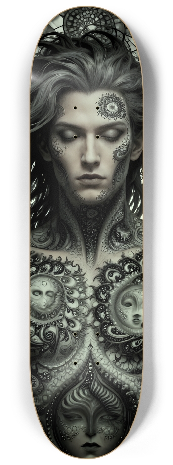 B&W Fractal Man #3 #2