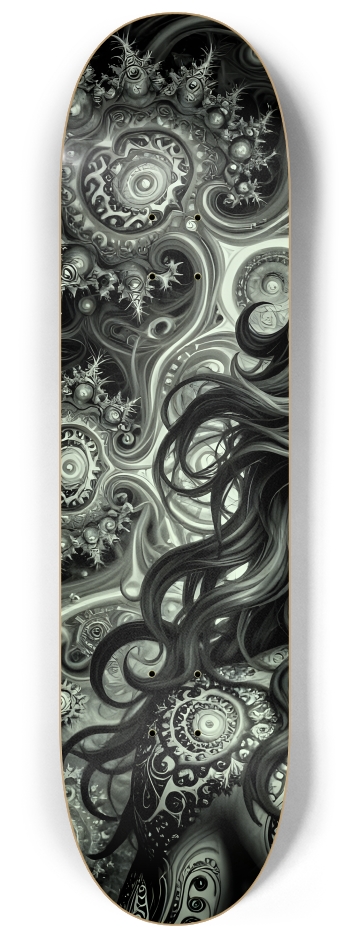 B&W Fractal Man #9 #1