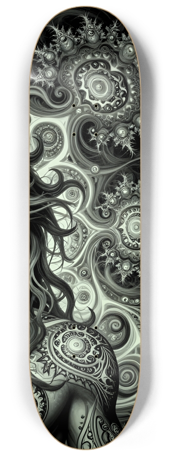 B&W Fractal Man #9 #3