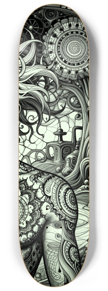 B&W Fractal Man #6 #3