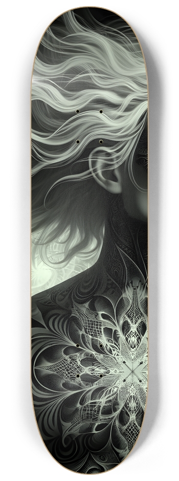 B&W Fractal Man #1 #2