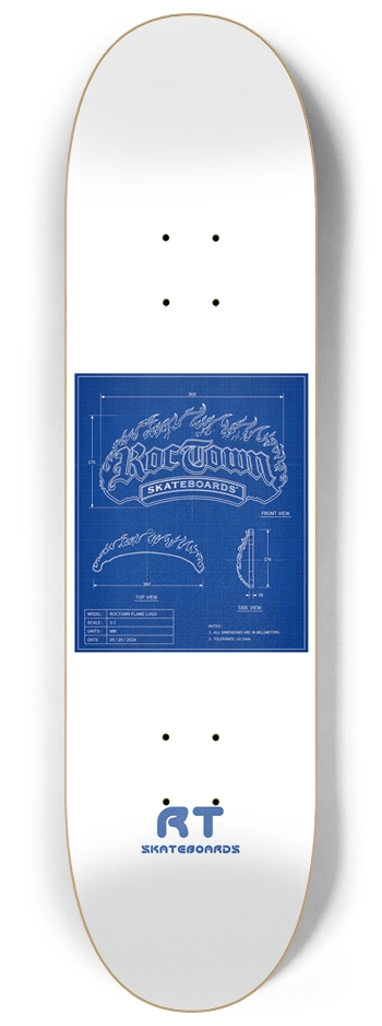 The Blueprint 8-1/4 Skateboard Deck