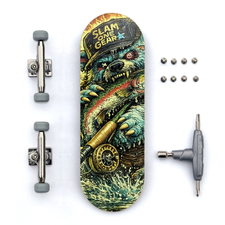 Z-Bear SLAM ONE GEAR Custom Fingerboard