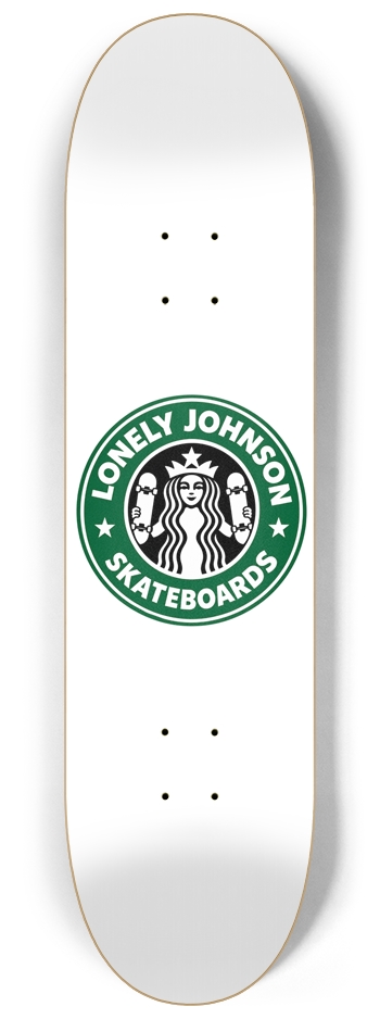 Lonely Johnson Mermaid Skateboard Deck 8.25 Inch