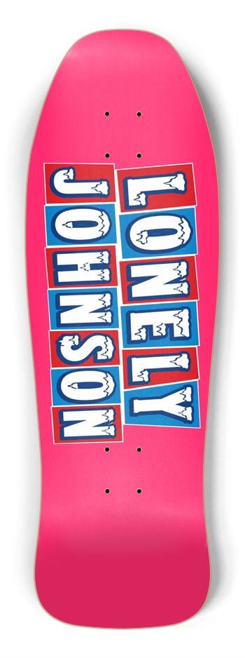 Lonely Johnson Iced Out Skateboard Deck 10.0 Inch