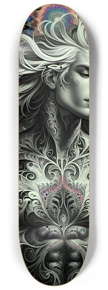 B&W Fractal Man #16 #2
