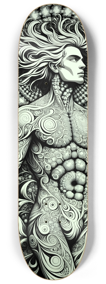 B&W Fractal Man #11 #1