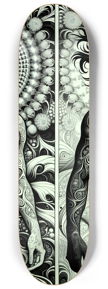 B&W Fractal Man #11 #2