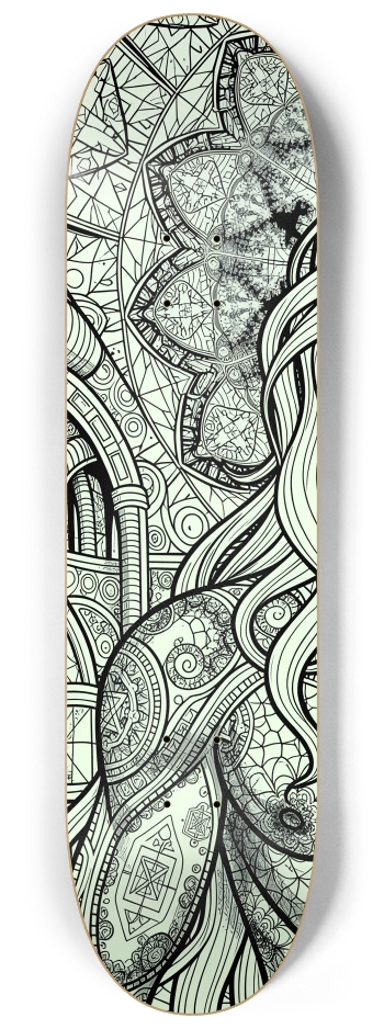 B&W Fractal Man #34 #1