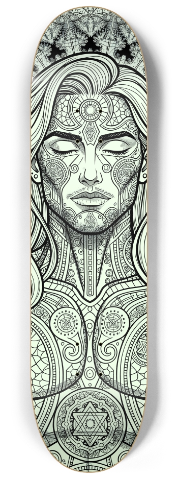 B&W Fractal Man #34 #2