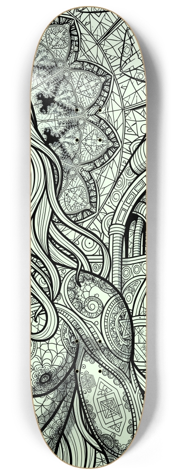 B&W Fractal Man #34 #3