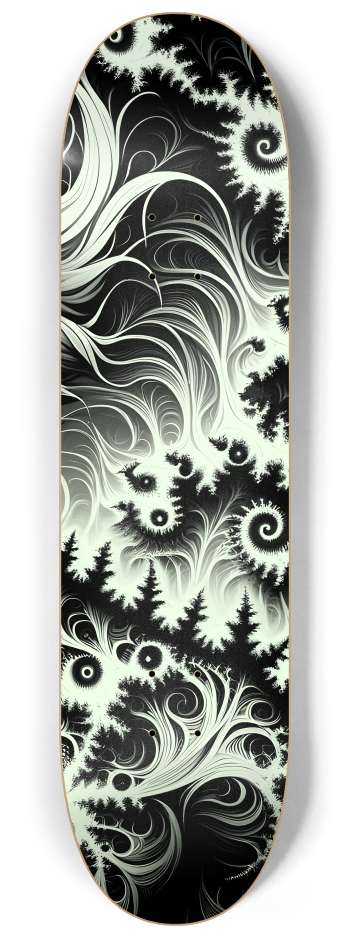 B&W Fractal Man #17 #3