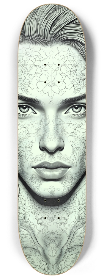 B&W Fractal Man #32 #2