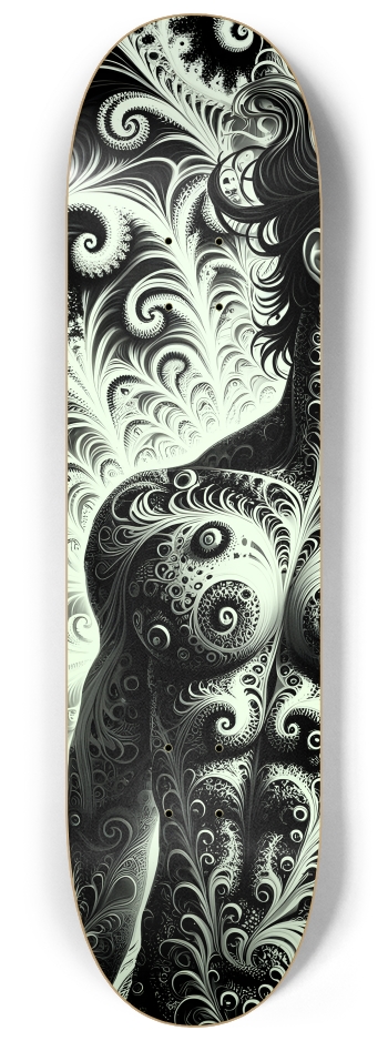 B&W Fractal Man #18 #1