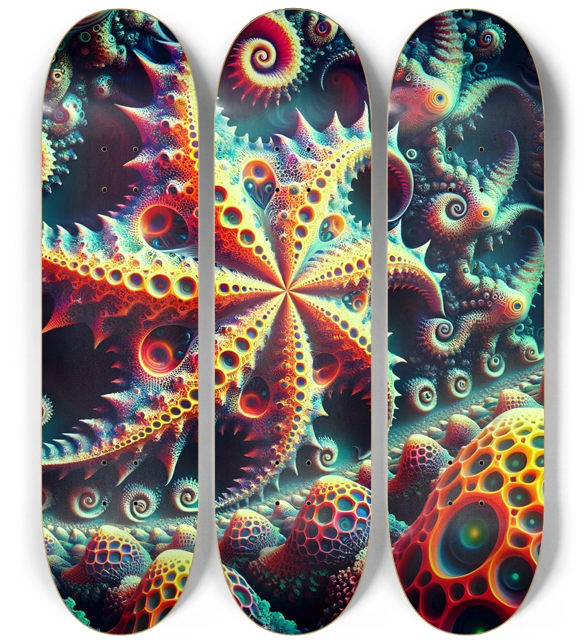 Psychedelic Fractal Starfish #1