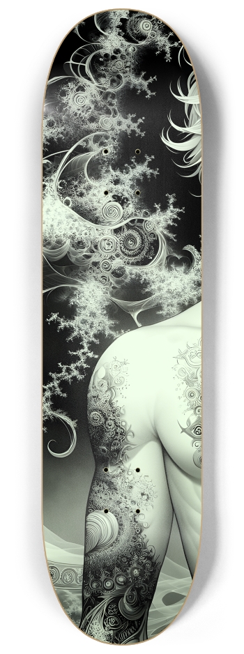 B&W Fractal Man #14 #1