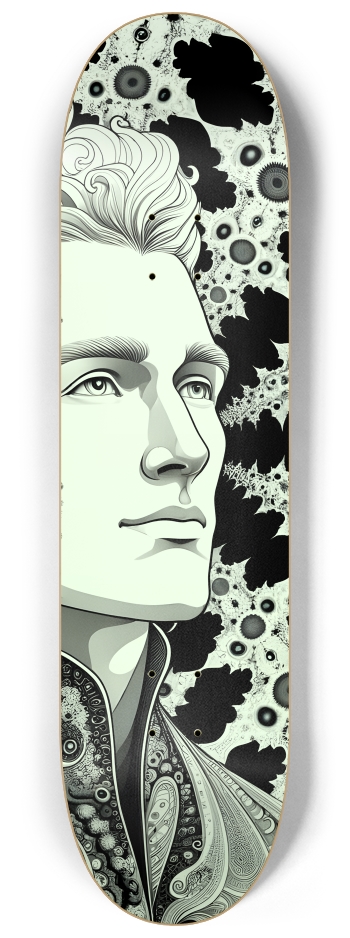 B&W Fractal Man #36 #3