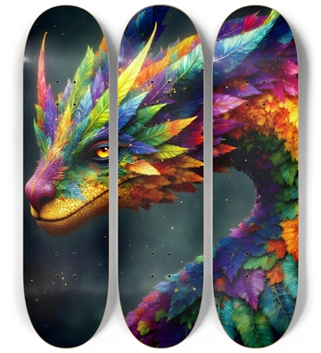 Psychedelic Feathered Dragon #1