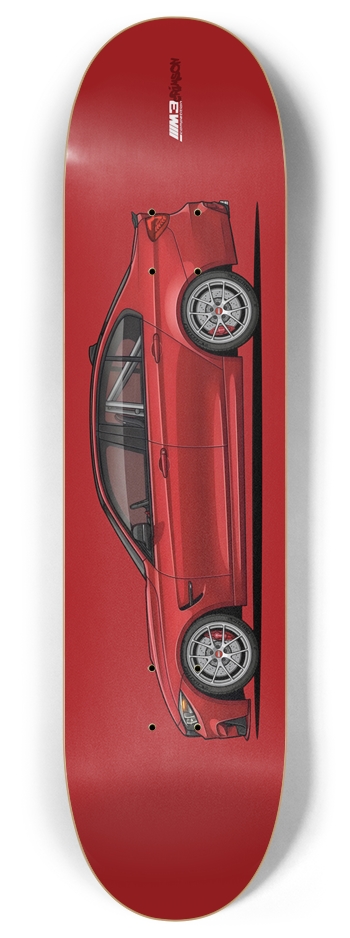 Imola Red F80 M3 8 Inch Skateboard Deck