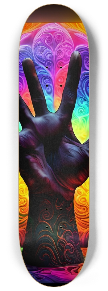 A Hand Up #1 #2 8-1/4 Skateboard Deck