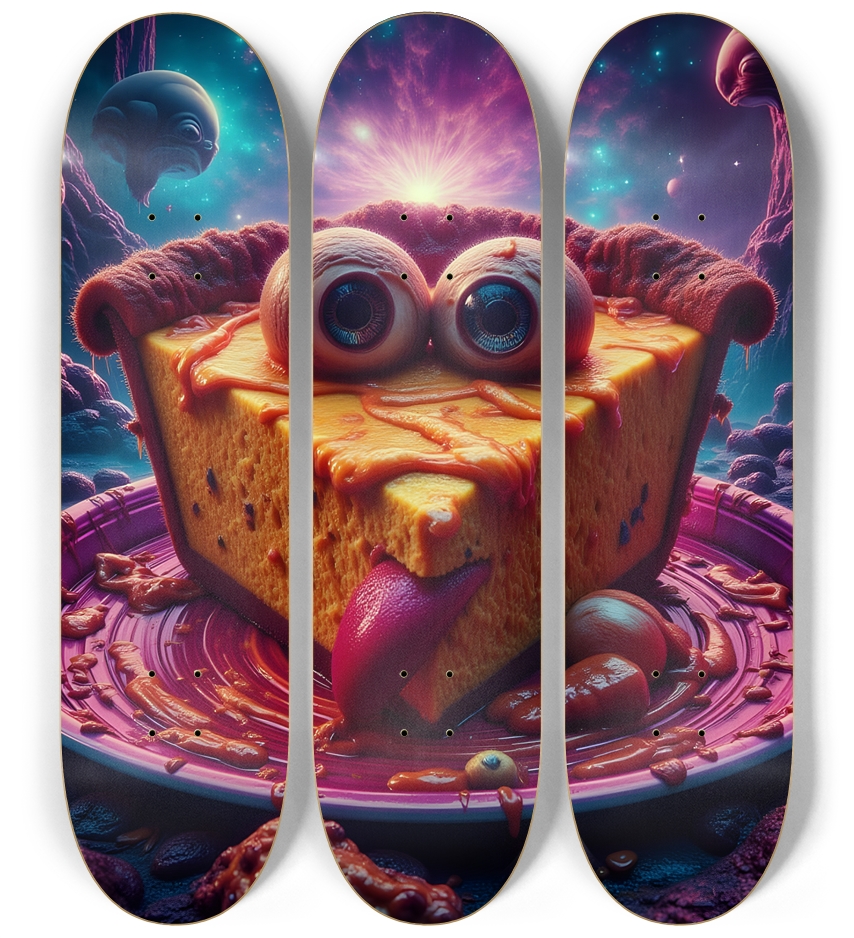 Surreal Pumpkin Pie Monster #1