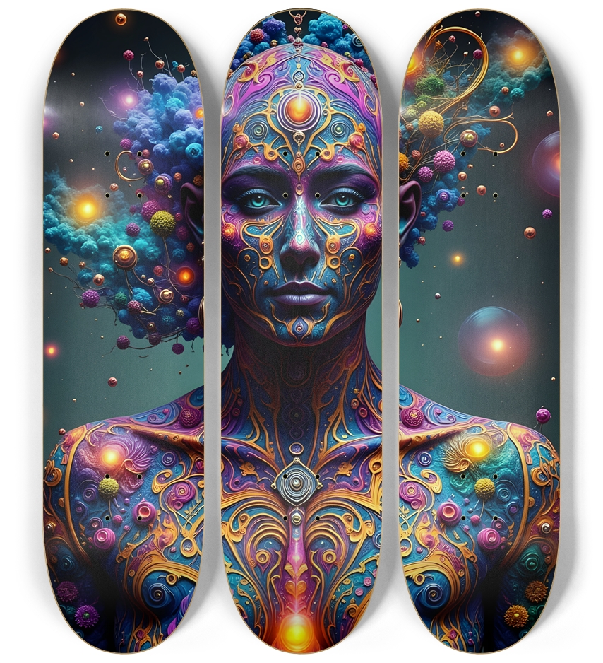Blacklight Body Art #1