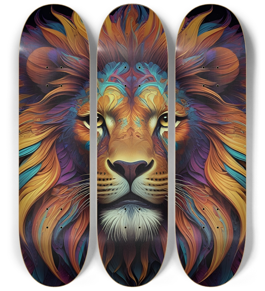 Lion #1 3 Deck Wall Series