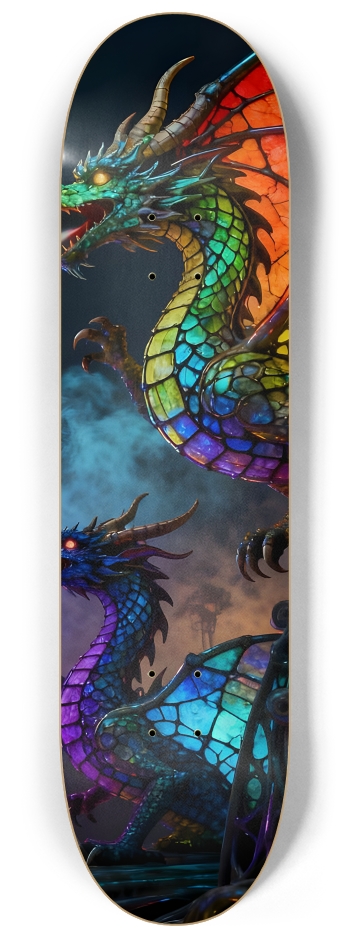 Stained-Glass Dragons at Blues Concert #1 #3
