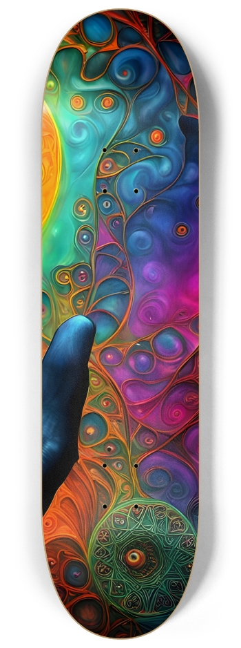 A Hand Up #2 #3 8-1/4 Skateboard Deck