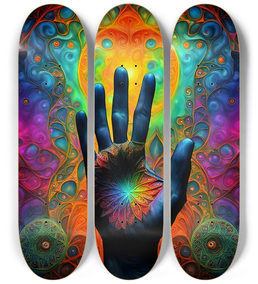 A Hand Up #2 3 Deck Wall Series