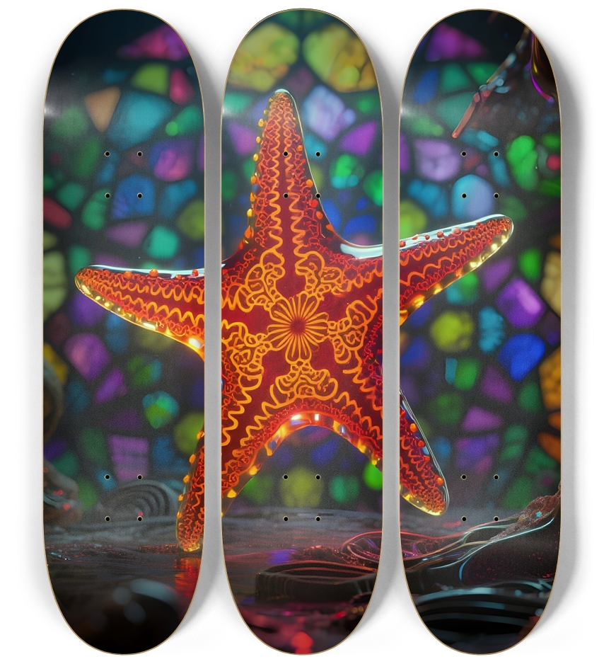 Starfish #12 3 Deck Wall Series