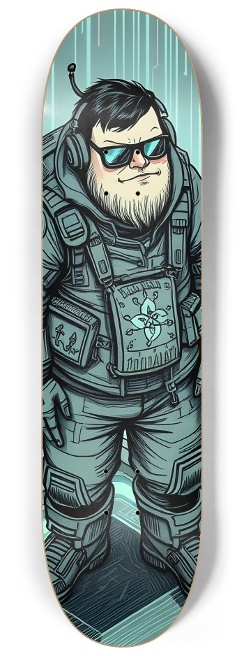 Nerdscape #1 #2 8-1/4 Skateboard Deck