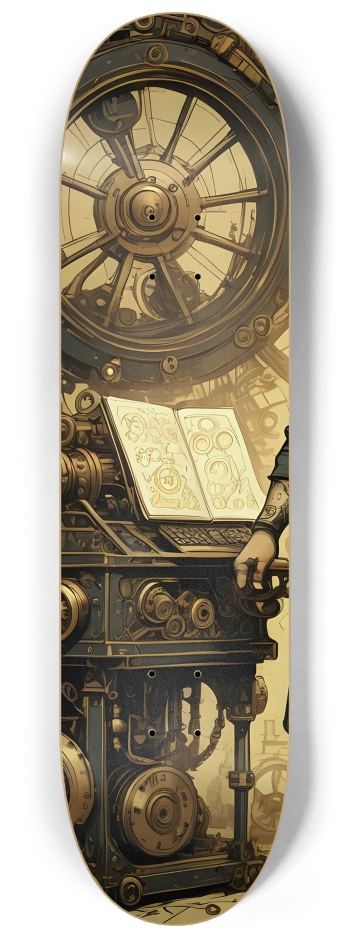 Gears and Cogs #2 #1 8-1/4 Skateboard Deck
