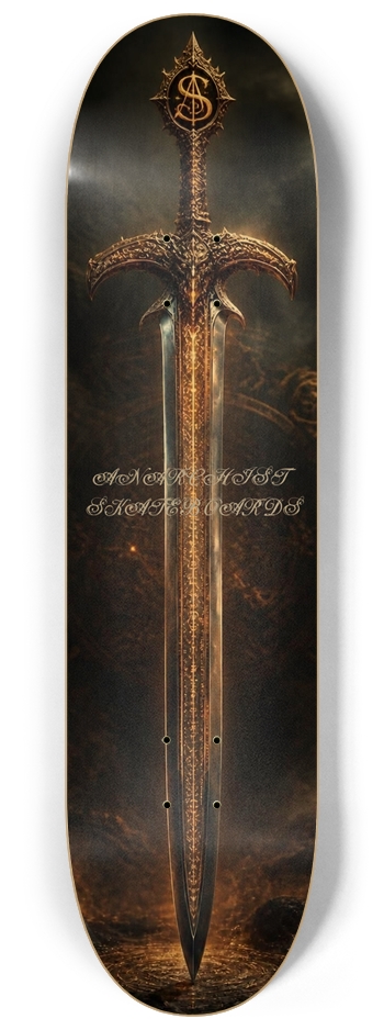 ONE SWORD TO RULE THEM ALL 8-1/4 Skateboard Deck