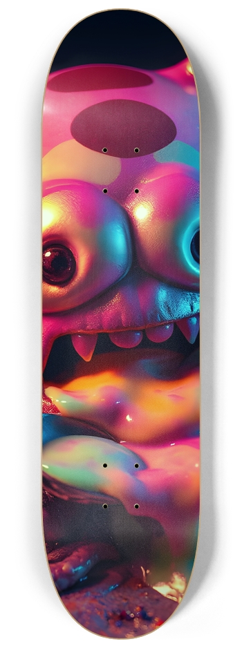 Tentacled Spotted Pudding Blob #32 #2 8-1/4 Skateboard Deck