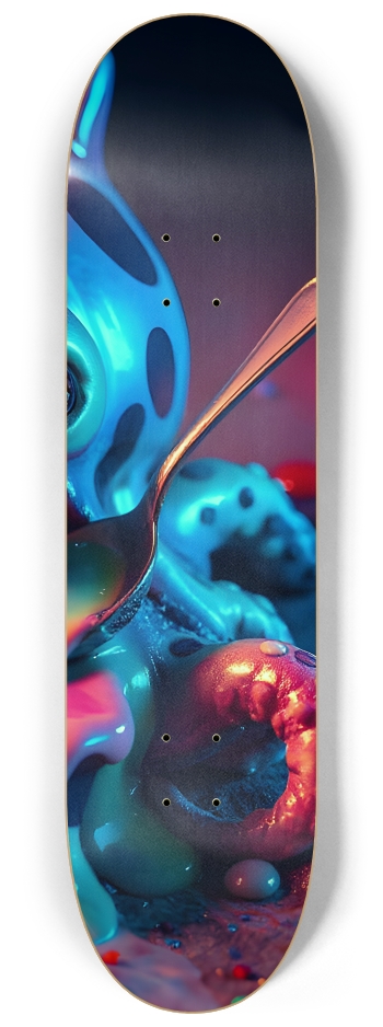 Tentacled Spotted Pudding Blob #32 #3 8-1/4 Skateboard Deck